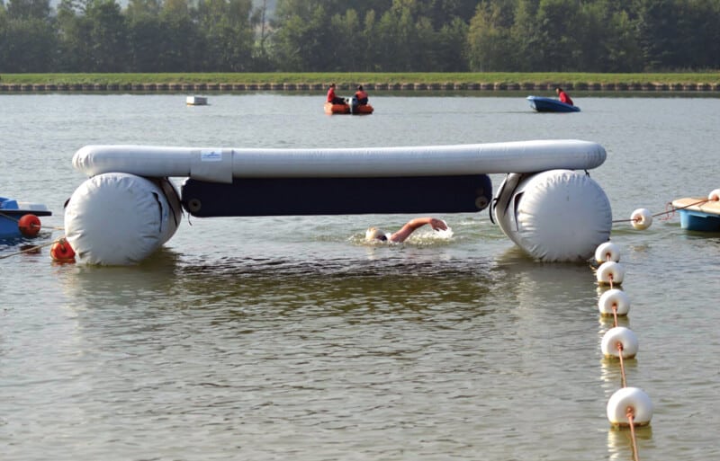 Arche d’arrivée « Eau libre » gonflable