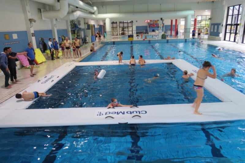 Délimitation de baignade gonflable et étanche