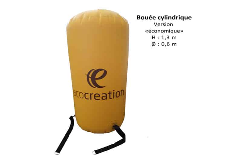 Bouee cylindrique economique, étanche et gonflable