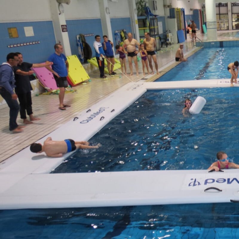 Délimitation de baignade gonflable et étanche