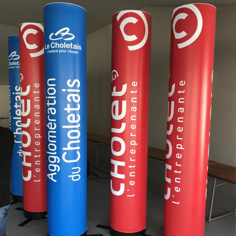 Totem publicitaire gonflable