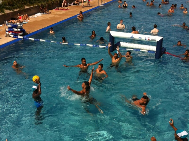 But de Waterpolo étanche et gonflable