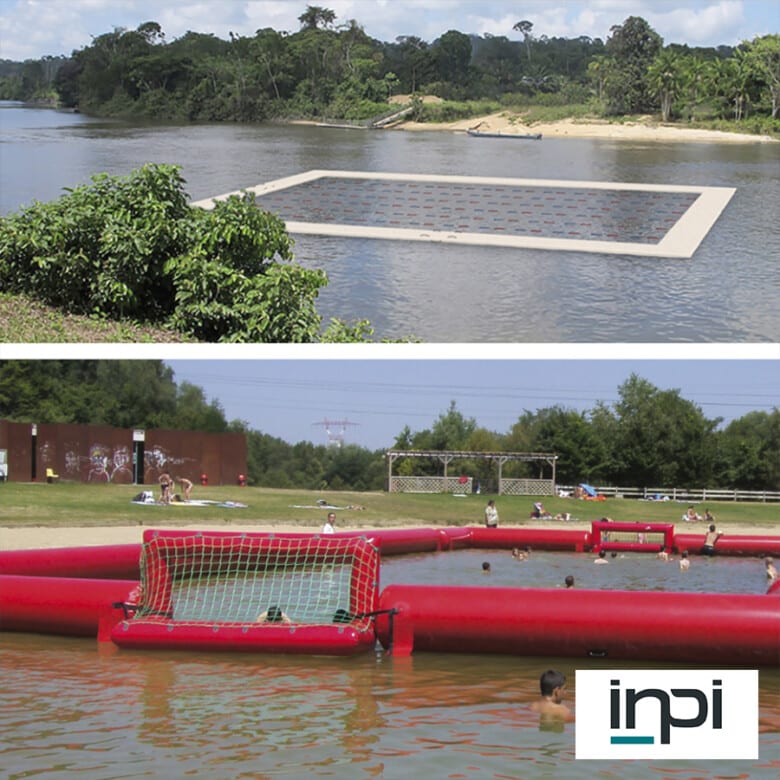 Terrain de natation - Gonflable et etanche