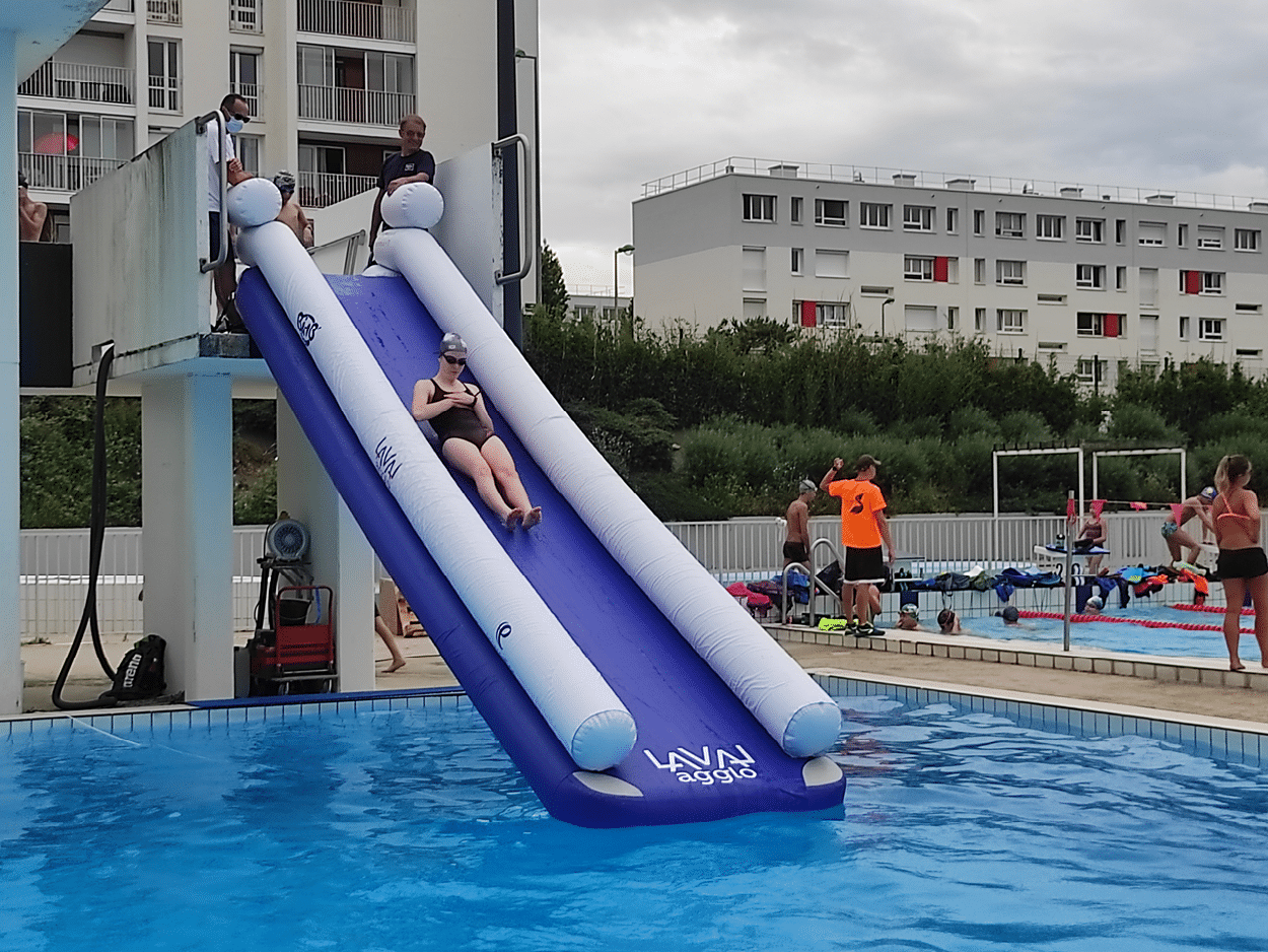 Toboggan gonflable BimB’Gliss XL Toboggan aquatique gonflable BimB'Gliss par Eco création