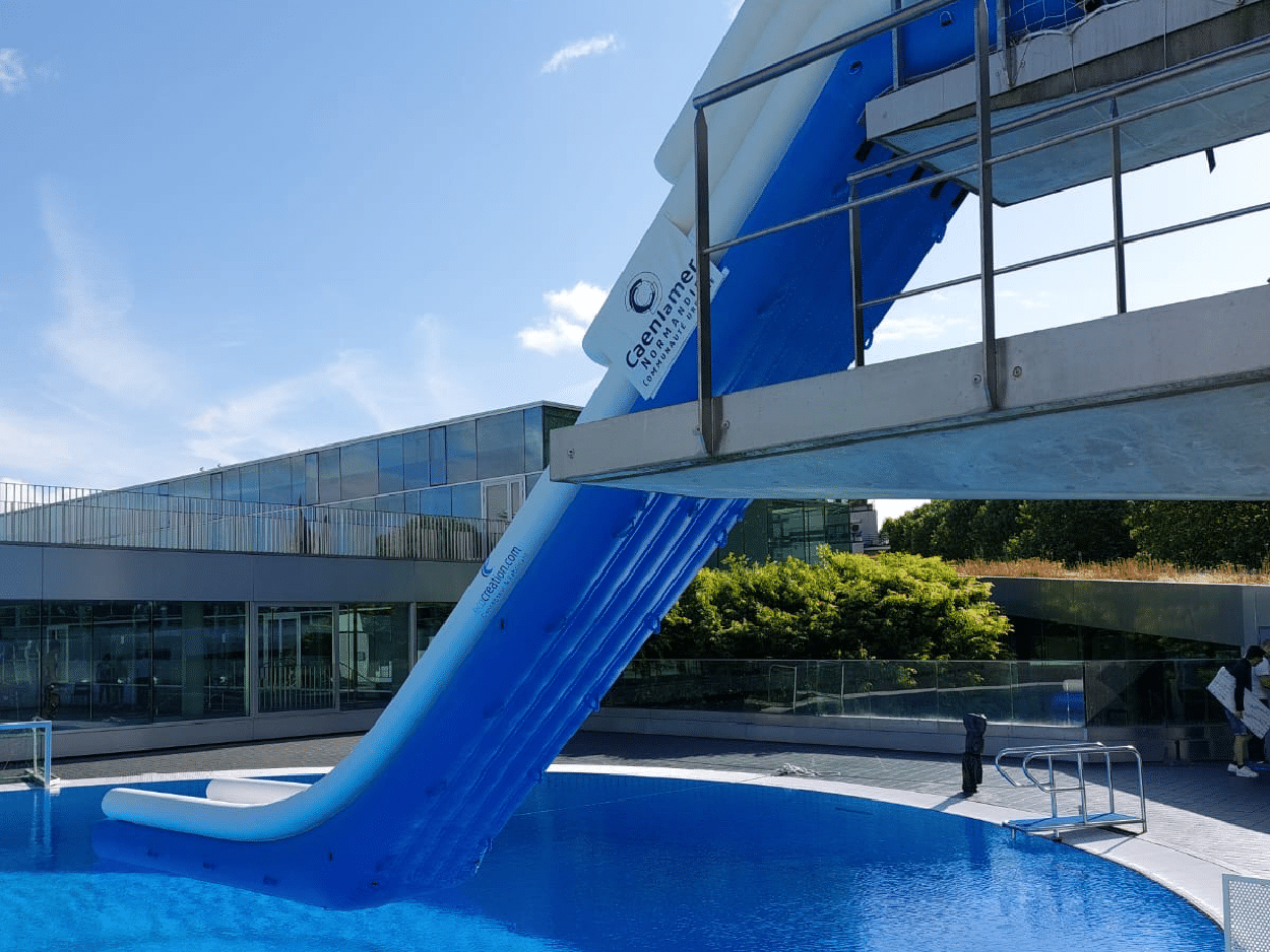 Toboggan gonflable BimB’Gliss XL Toboggan aquatique gonflable BimB'Gliss par Eco création