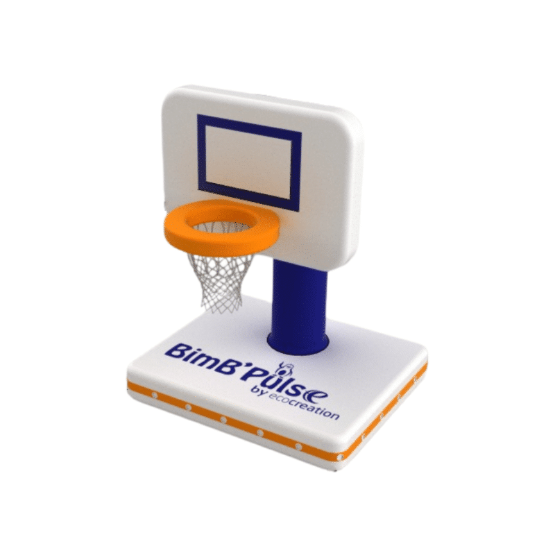 panier de basket gonflable BimB'Pulse pour utilisation aquatique