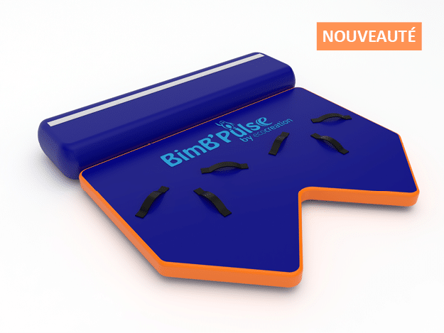 Plateforme gonflable de départ pour parcours aquatiques pour piscines et parcs aquatiques