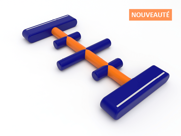 Structure jeux gonflable pour piscine