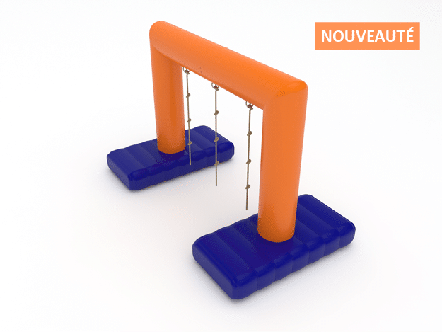 Monkey arche gonflable pont de singe flottant pour piscine et parcs aquatiques