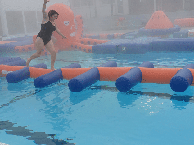 Module 64 <br/> Petit H Grand H Flottant structure gonflable pour piscines et parcs aquatiques