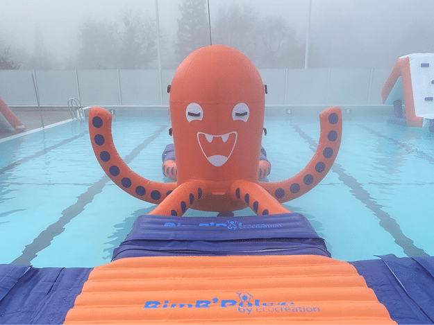 Module 71 <br/> Octopus Pieuvre gonflable pour jeux aquatiques pour piscines et parcs de loisirs par Eco Création