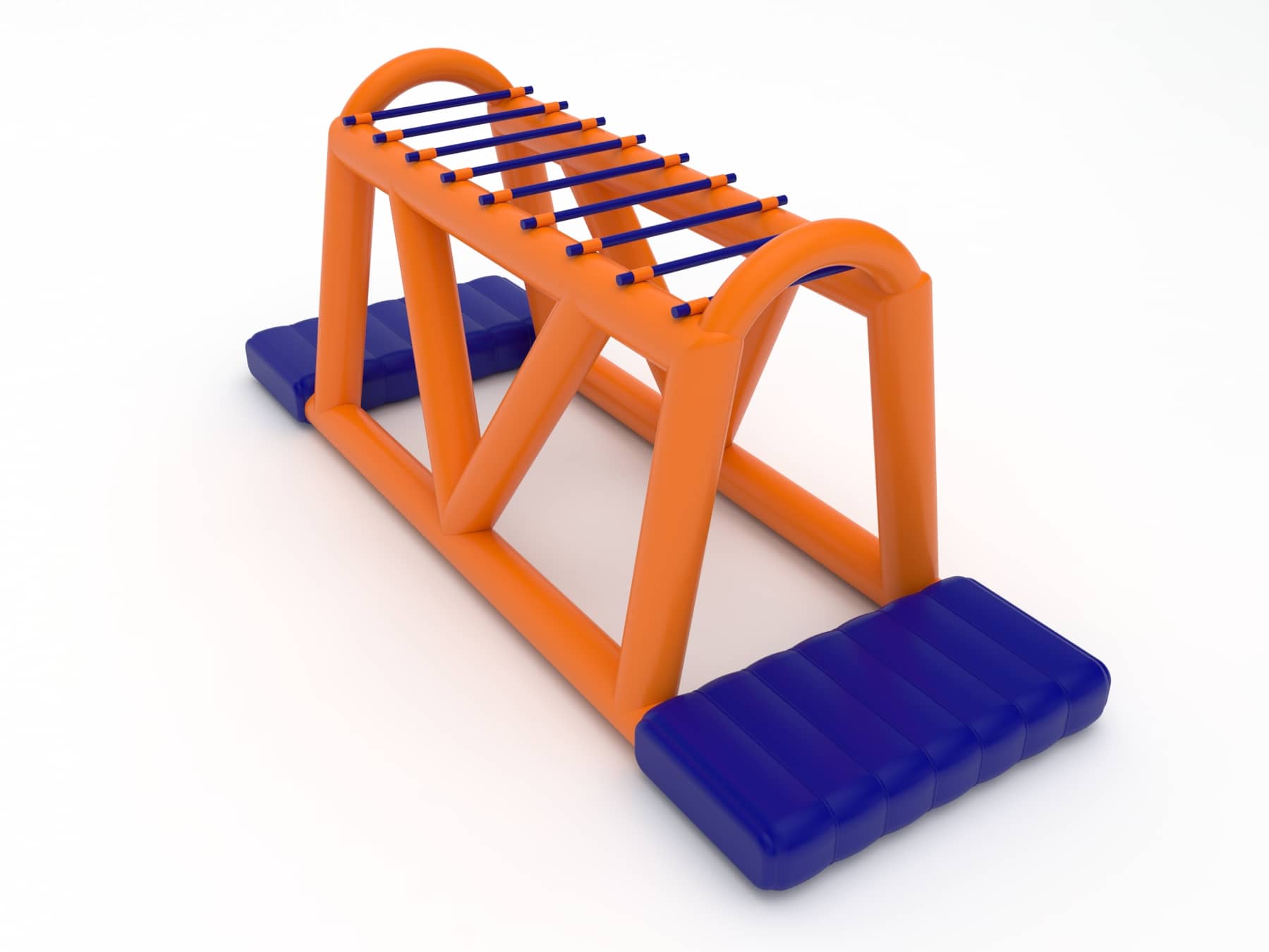 module gonflable monkey bridge
