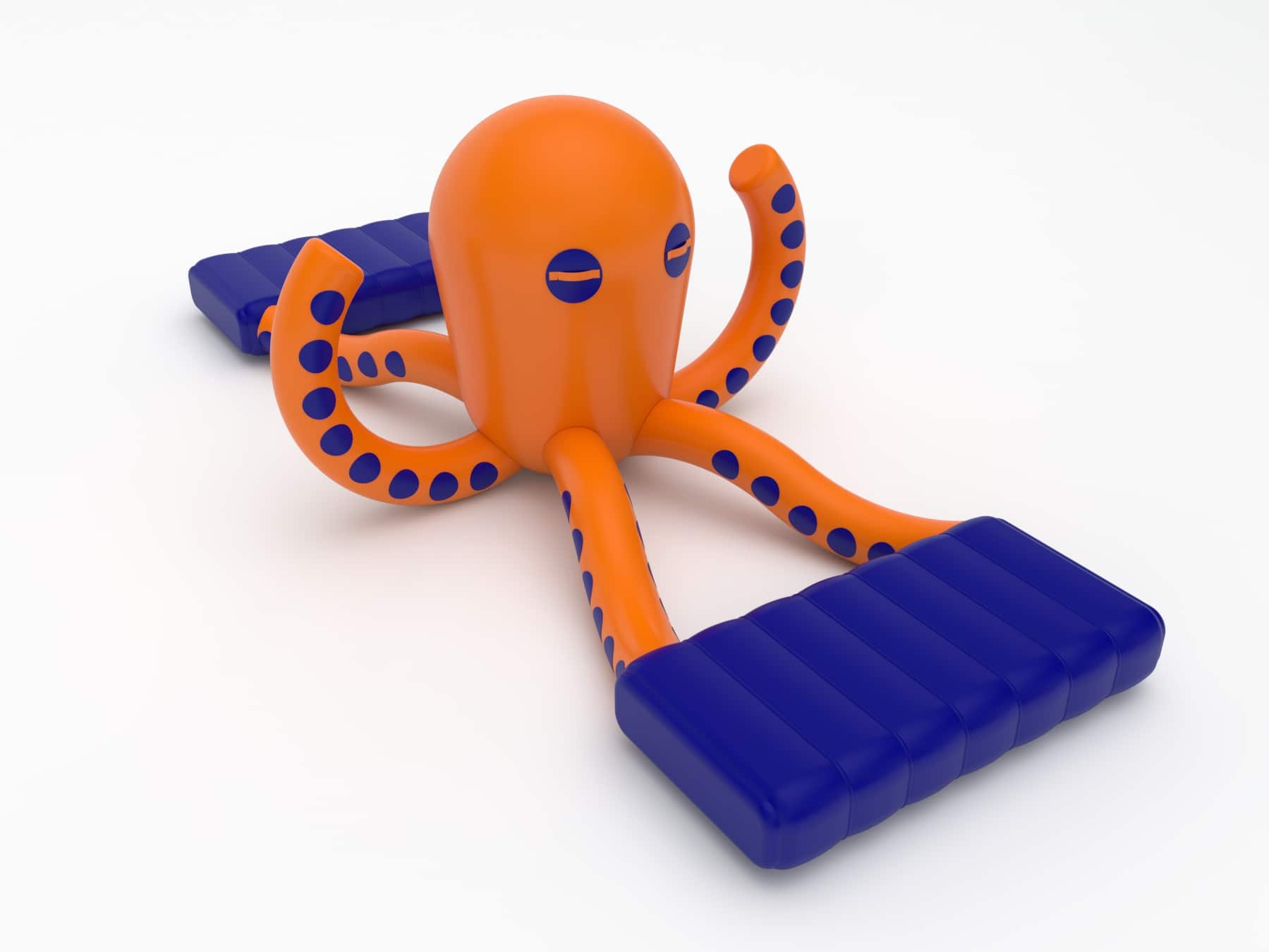 module gonflable octopus
