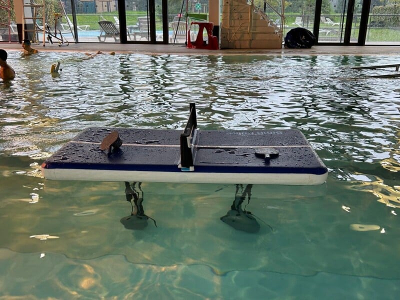 Table de ping-pong gonflable