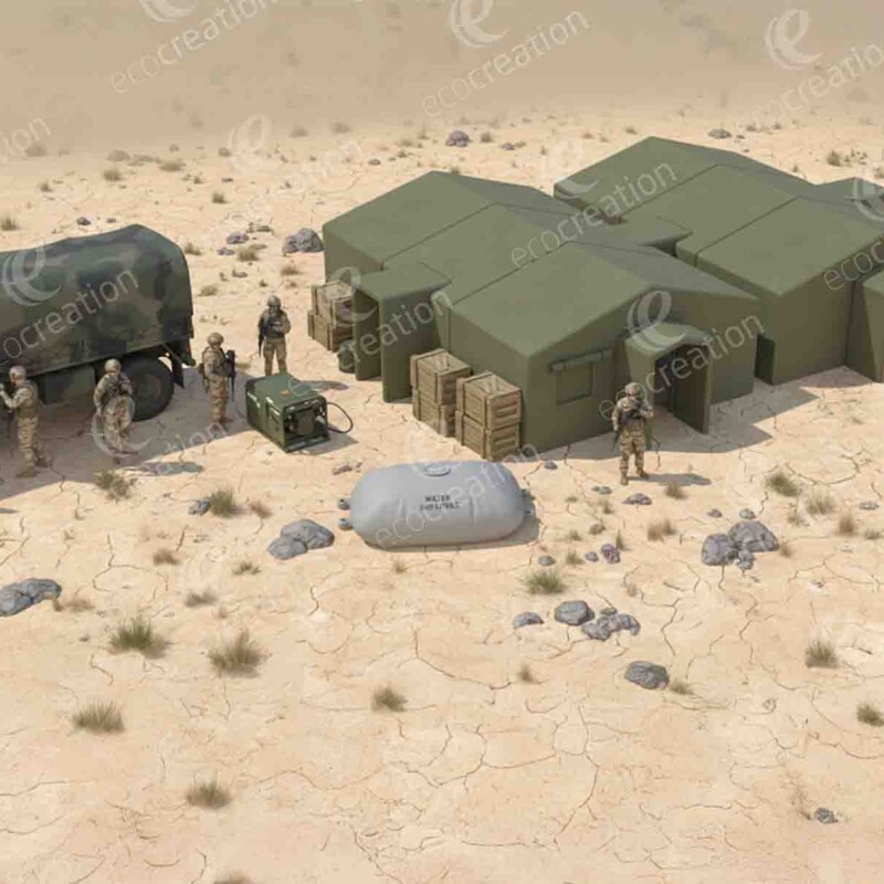 Tente de secours armature gonflable