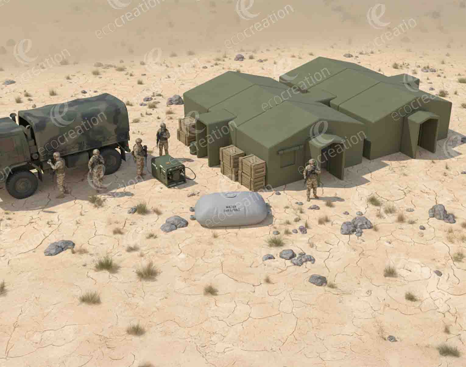 Tente de secours armature gonflable Tente de secours armature gonflable