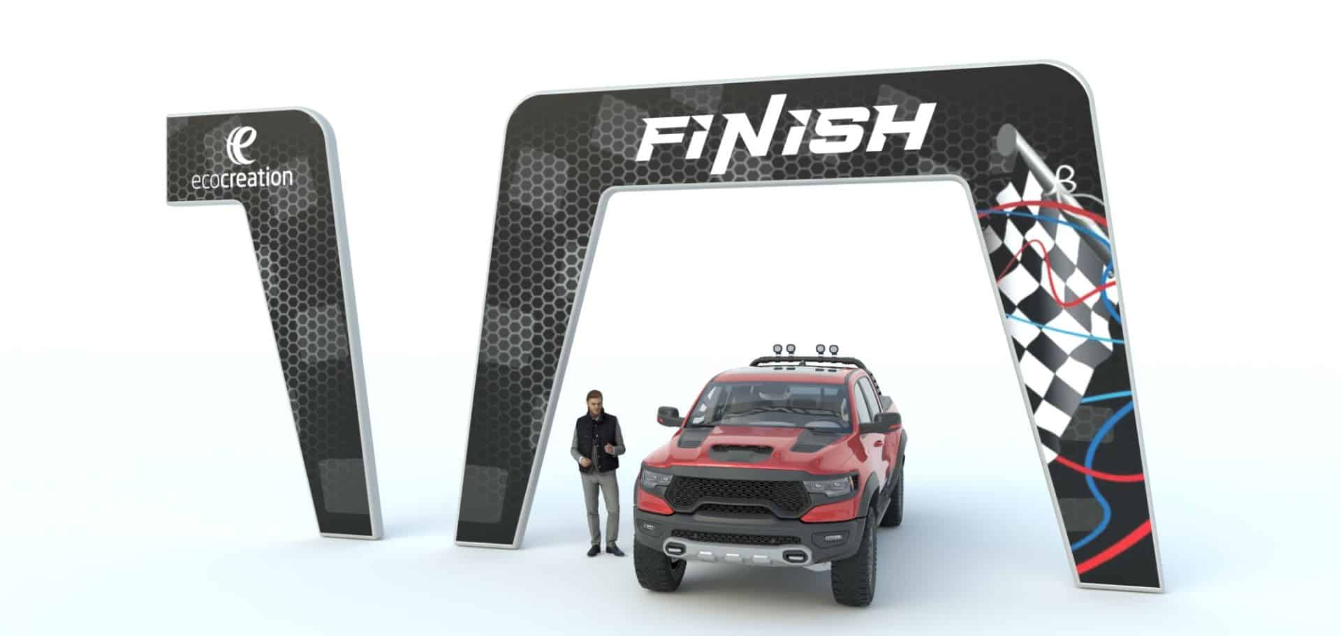 Potence plate / demi-arche plate gonflable Potence plate / demi-arche plate gonflable – Image 2