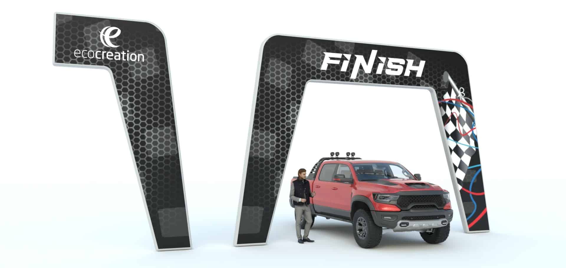 Potence plate / demi-arche plate gonflable Potence plate / demi-arche plate gonflable – Image 3