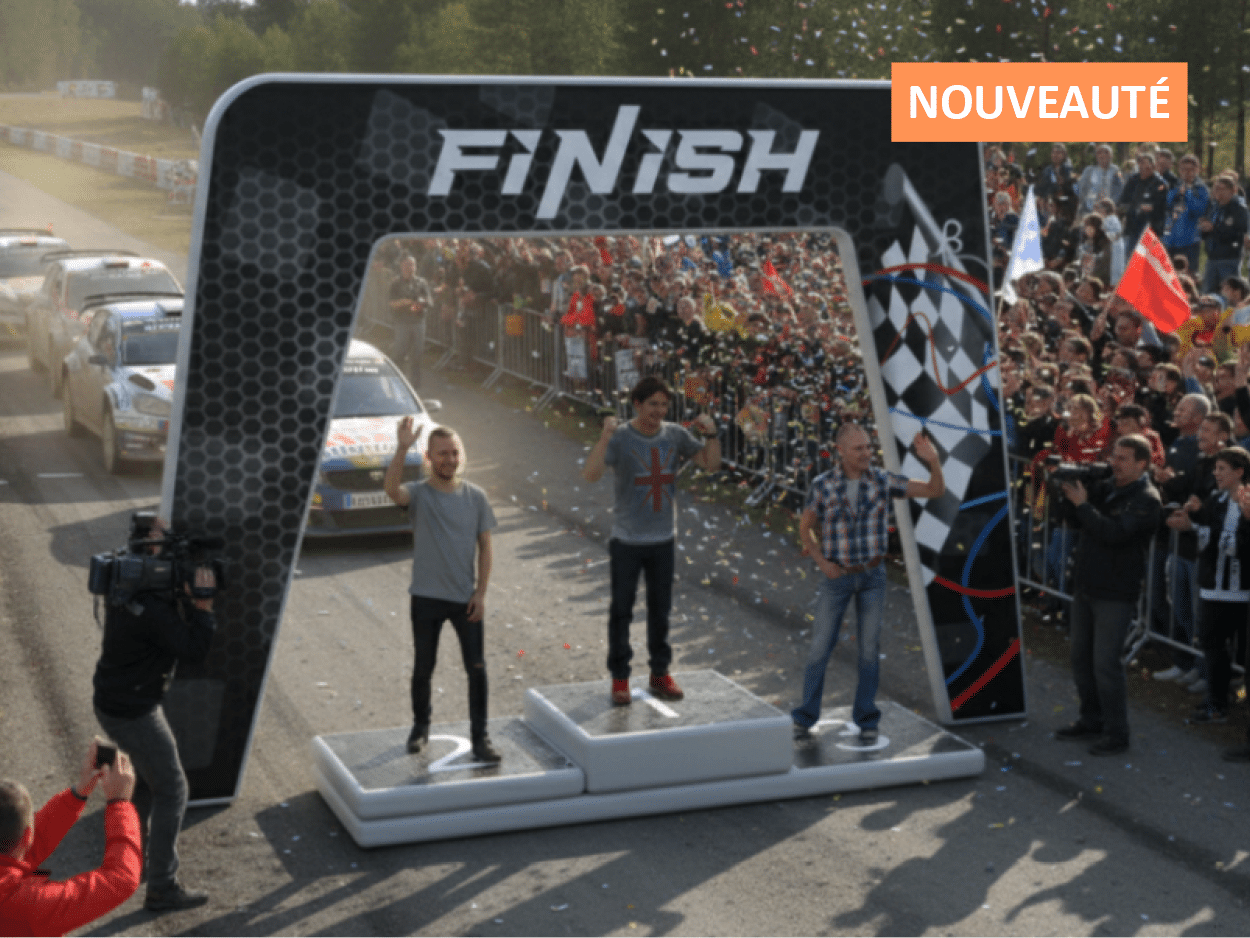 Podium gonflable personnalisable remise de prix Podium gonflable Eco Création
