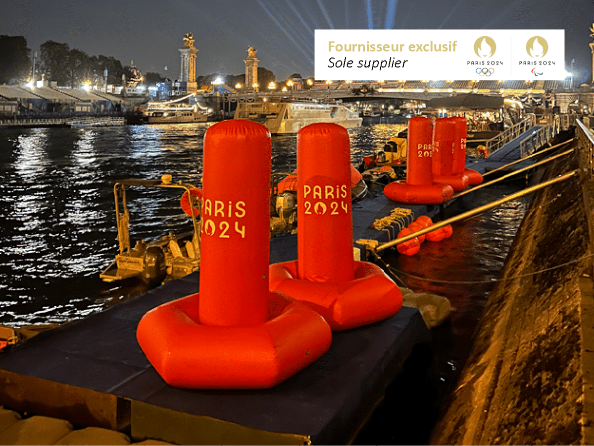 Bouée nautique de virage sur mesure pour courses aquatiques